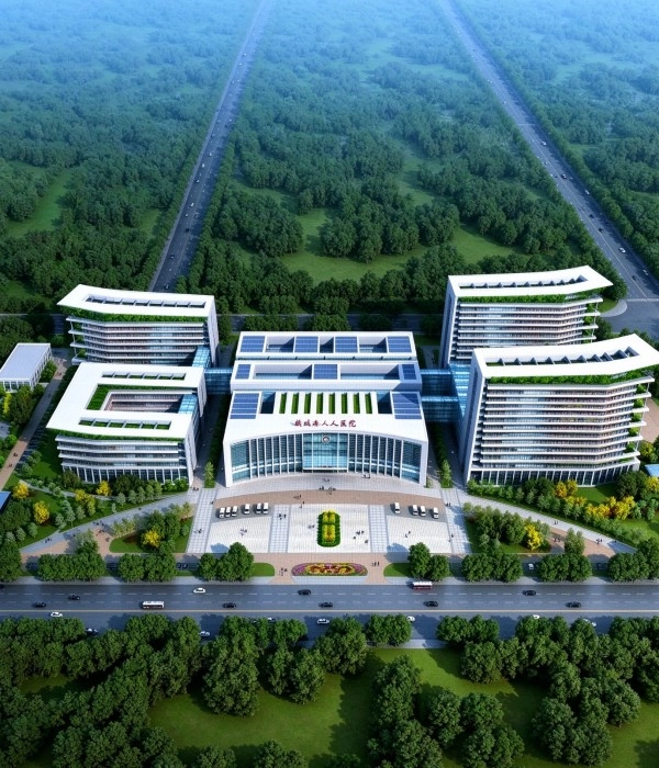 Yuncheng İlçesi Halk Hastanesi Yeni Kampüsü Tıp Merkezi İnşaatı Projesi